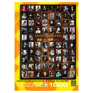 Eurographics - Famous Writers 1000 Piece Puzzle - The Puzzle Nerds