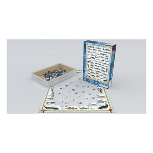 Eurographics - Freshwater Fish 1000 Piece Puzzle - The Puzzle Nerds
