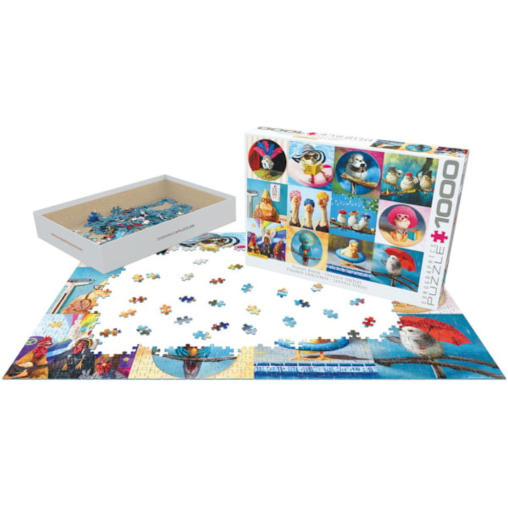 Eurographics - Funny Birds 1000 Piece Puzzle - The Puzzle Nerds