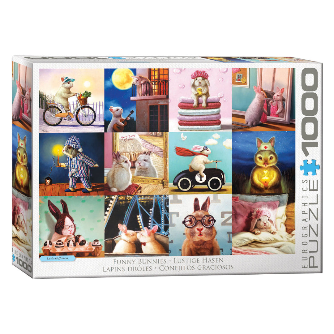 Eurographics - Funny Bunnies 1000 Piece Puzzle - The Puzzle Nerds