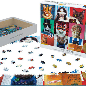 Eurographics - Funny Cats 1000 Piece Puzzle - The Puzzle Nerds