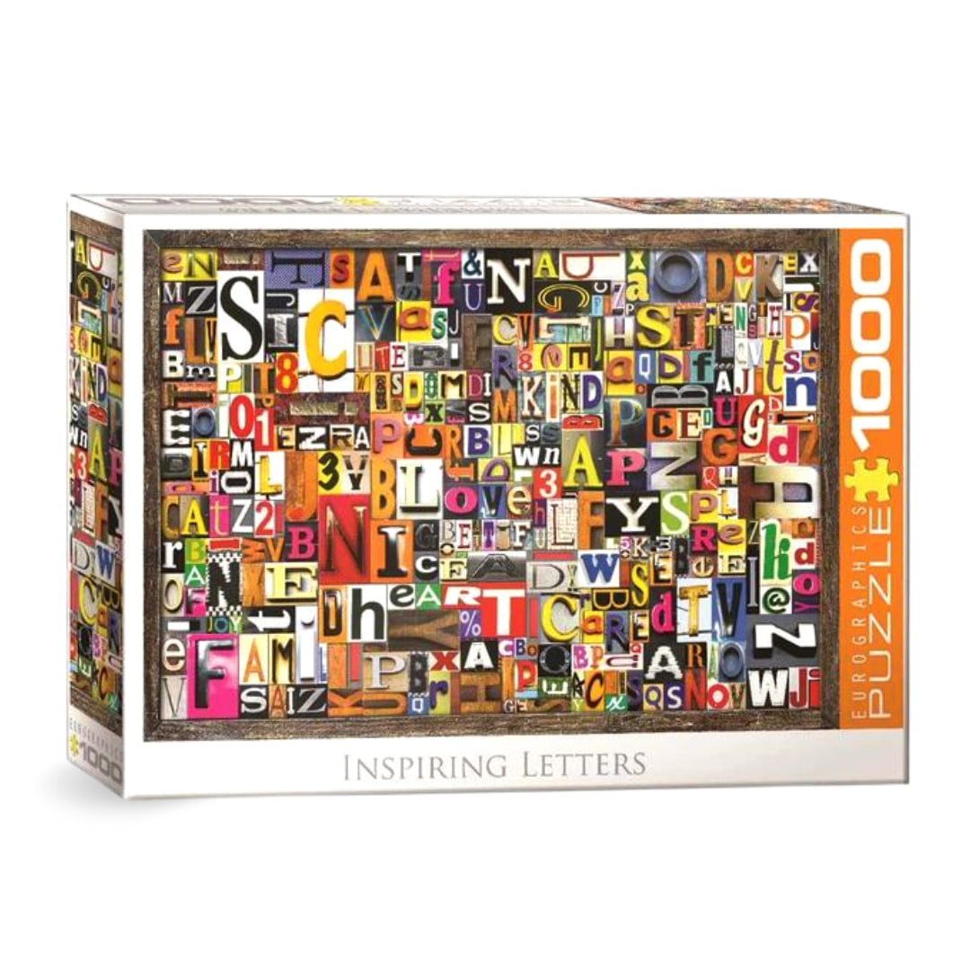 Eurographics - Inspiring Letters 1000 Piece Puzzle - The Puzzle Nerds 