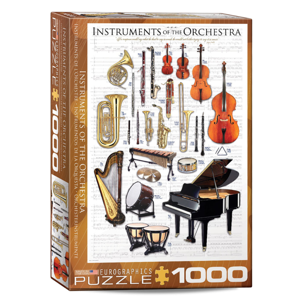 Eurographics - Instruments Of The Orchestra 1000 Piece Puzzle - The Puzzle Nerds