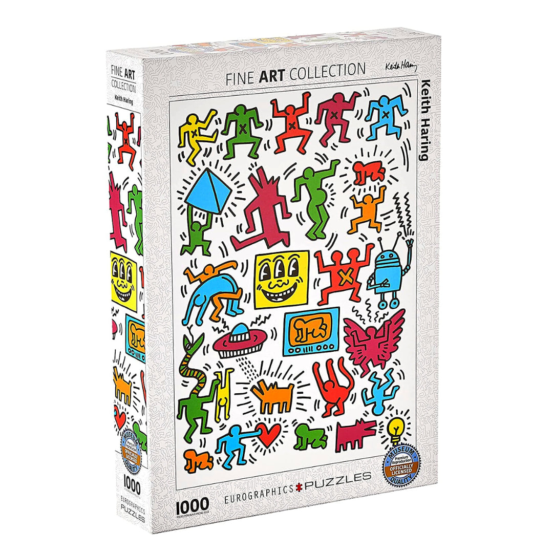 Eurographics - Keith Haring Collage 1000 Piece Puzzle - The Puzzle Nerds