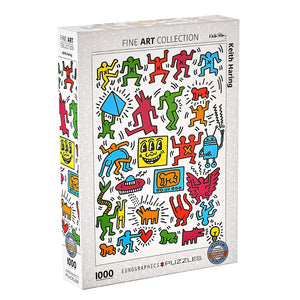 Eurographics - Keith Haring Collage 1000 Piece Puzzle - The Puzzle Nerds
