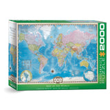 Eurographics - Map Of The World 2000 Piece Puzzle - The Puzzle Nerds 