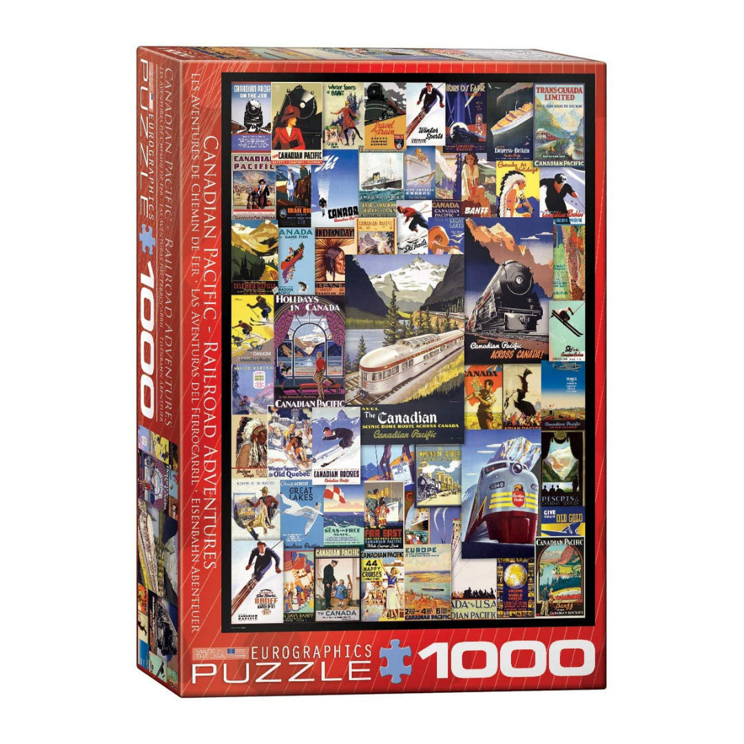 Eurographics - Railroad Adventures 1000 Piece Puzzle - The Puzzle Nerds