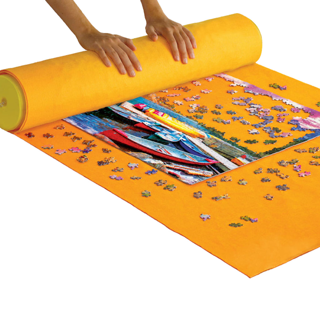 Smart Puzzle Roll & Go Tapis Puzzle / Tapis enroulable intelligent Puzzle  de couleur jaune Accessoires puzzles