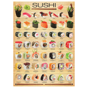 Eurographics - Sushi 1000 Piece Puzzle - The Puzzle Nerds