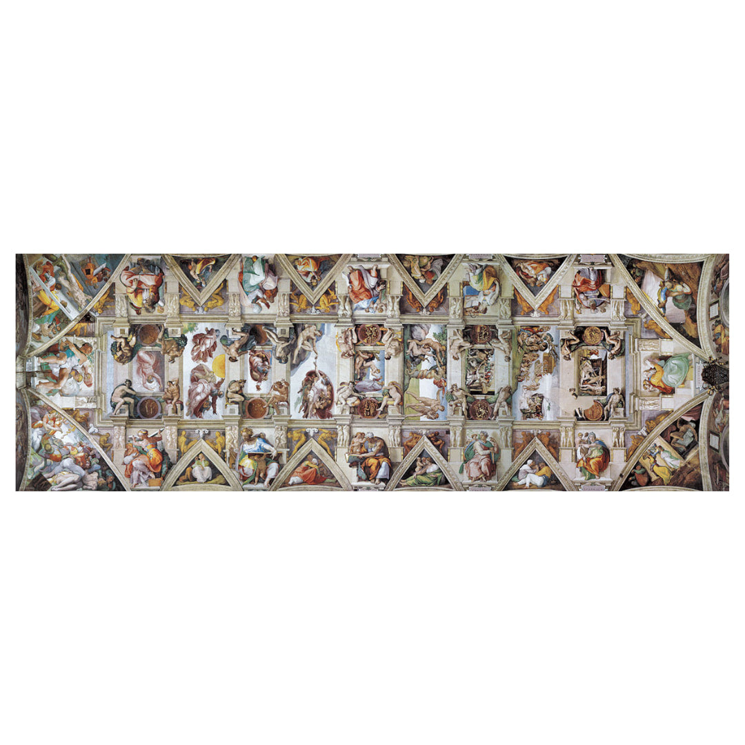 Eurographics -The Sistine Chapel Ceiling 1000 Piece Panoramic Puzzle - The Puzzle Nerds