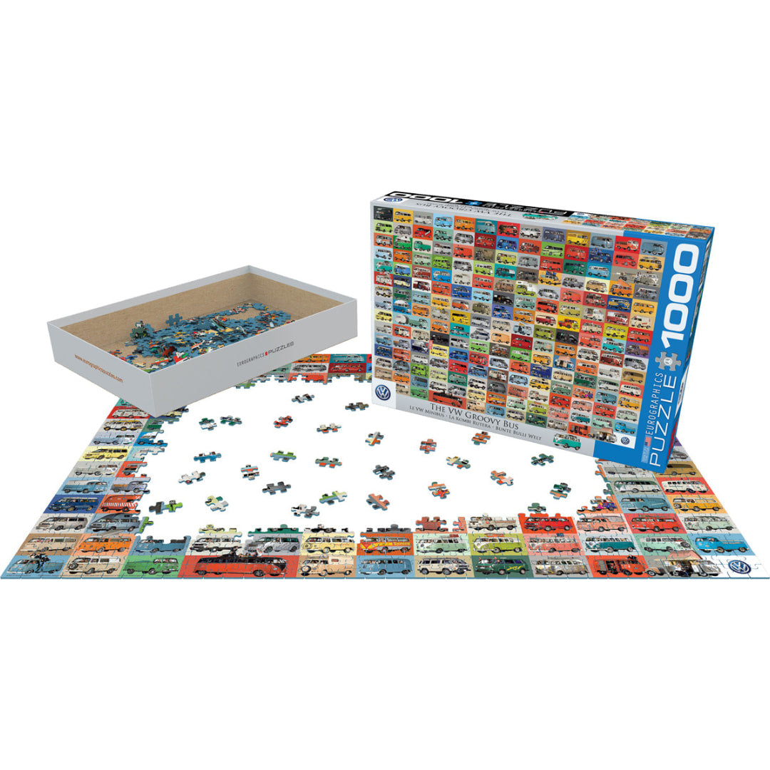 Eurographics - The VW Groovy Bus 1000 Piece Puzzle - The Puzzle Nerds