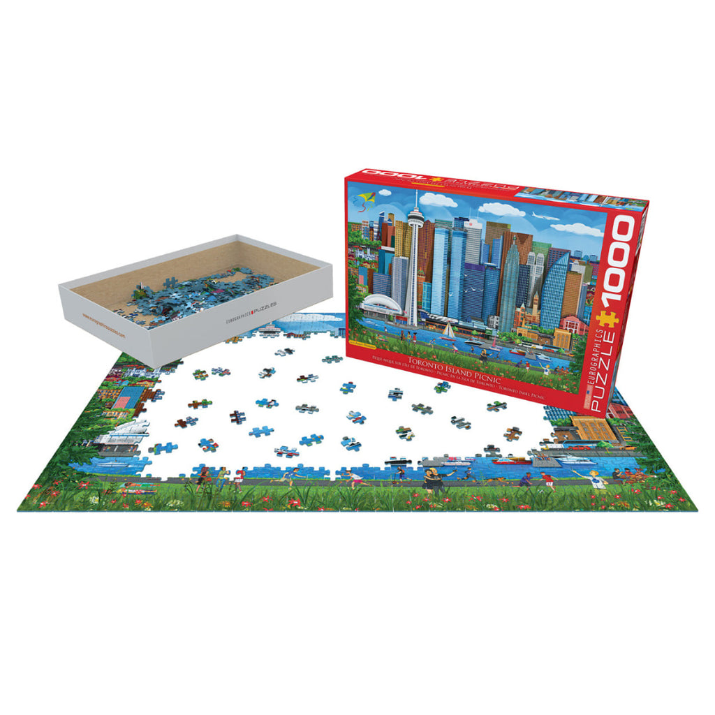 Eurographics - Toronto Island Picnic 1000 Piece Puzzle  - The Puzzle Nerds