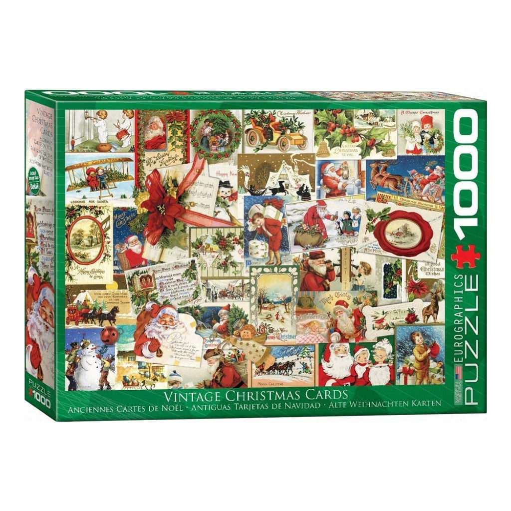 Eurographics - Vintage Christmas Cards 1000 Piece Puzzle - The Puzzle Nerds