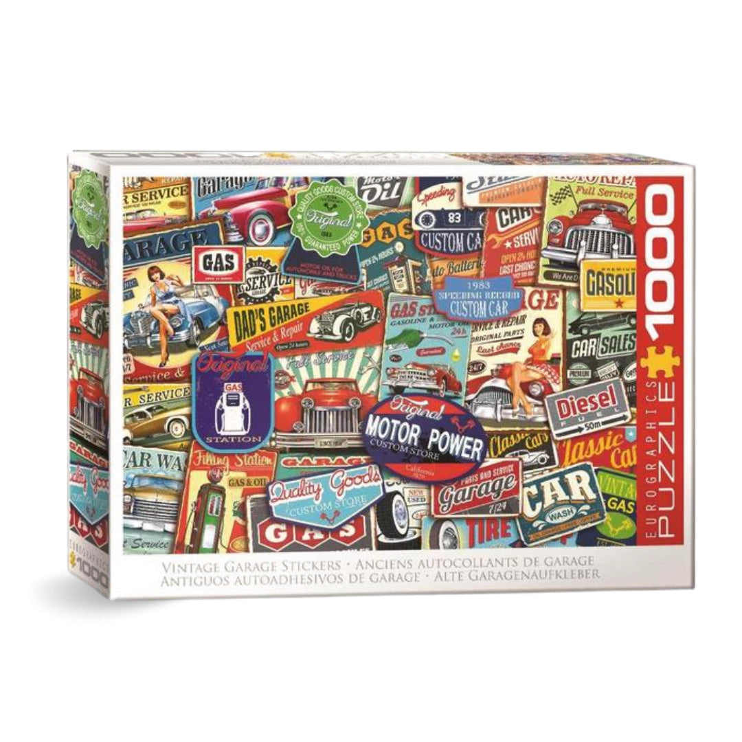 Cars Collage 1000 Piece Jigsaw Puzzle