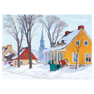 Eurographics -Winter Morning In Baie-St-Paul 1000 Piece Puzzle - The Puzzle Nerds
