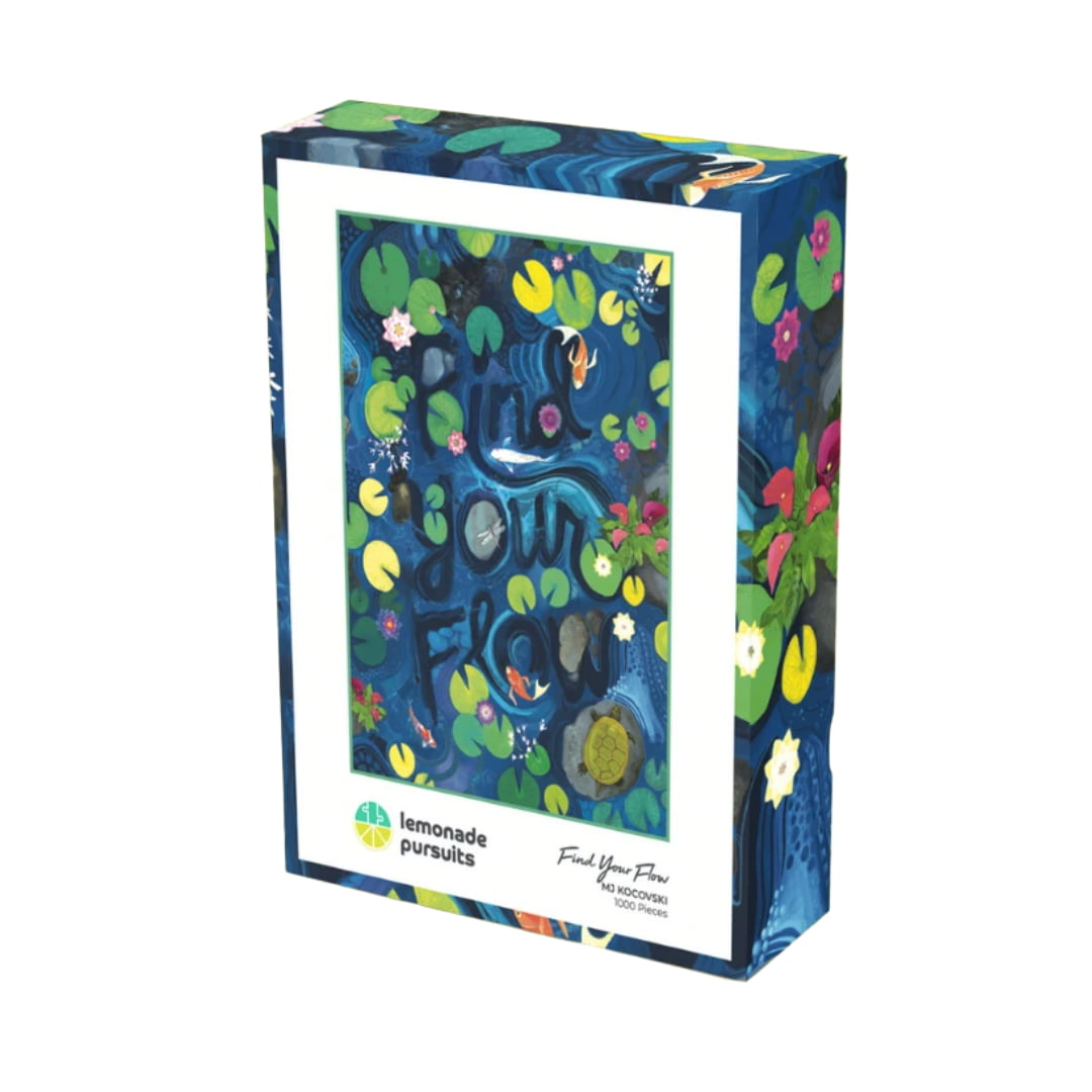 Find Your Flow 1000 Piece Puzzle - Lemonade Pursuits - The Puzzle Nerds