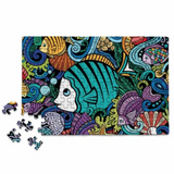 Fish Doodle 150 Piece Mini Puzzle - The Puzzle Nerds