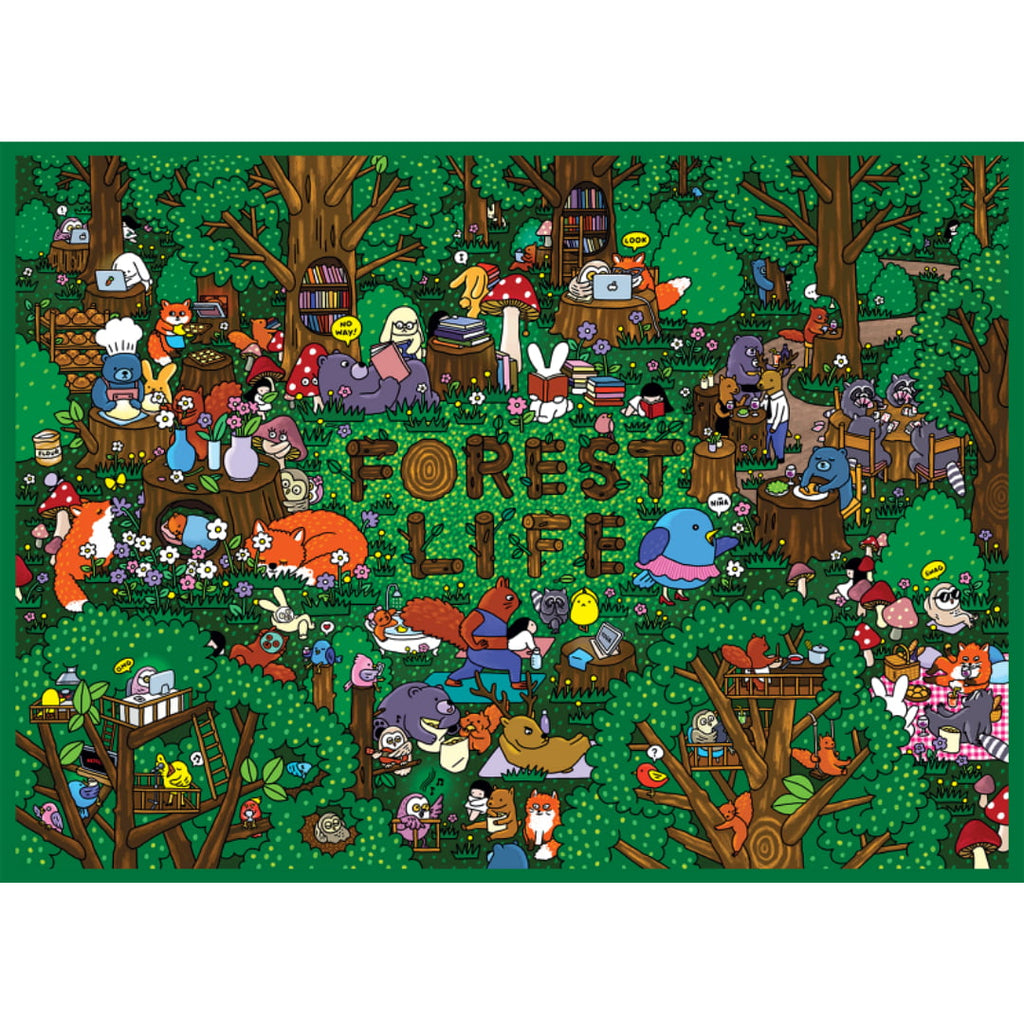Forest Life 1000 Piece Puzzle - The Puzzle Nerds