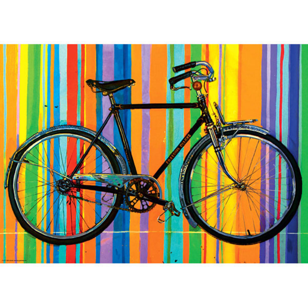 Freedom Deluxe Bike Art 1000 Piece Puzzle - The Puzzle Nerds