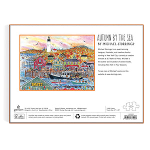 Galison - Michael Storrings Autumn By The Sea - The Puzzle Nerds 
