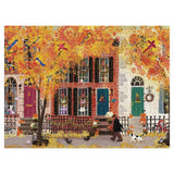 Galison - Autumn In The Neighborhood 1000 Piece Puzzle - The Puzzle Nerds 