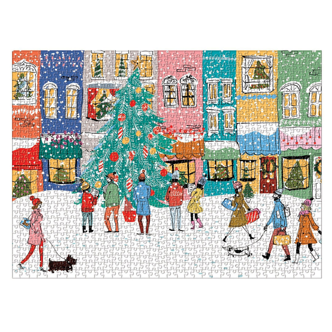 Galison - Christmas Carolers 1000 Piece Puzzle - The Puzzle Nerds