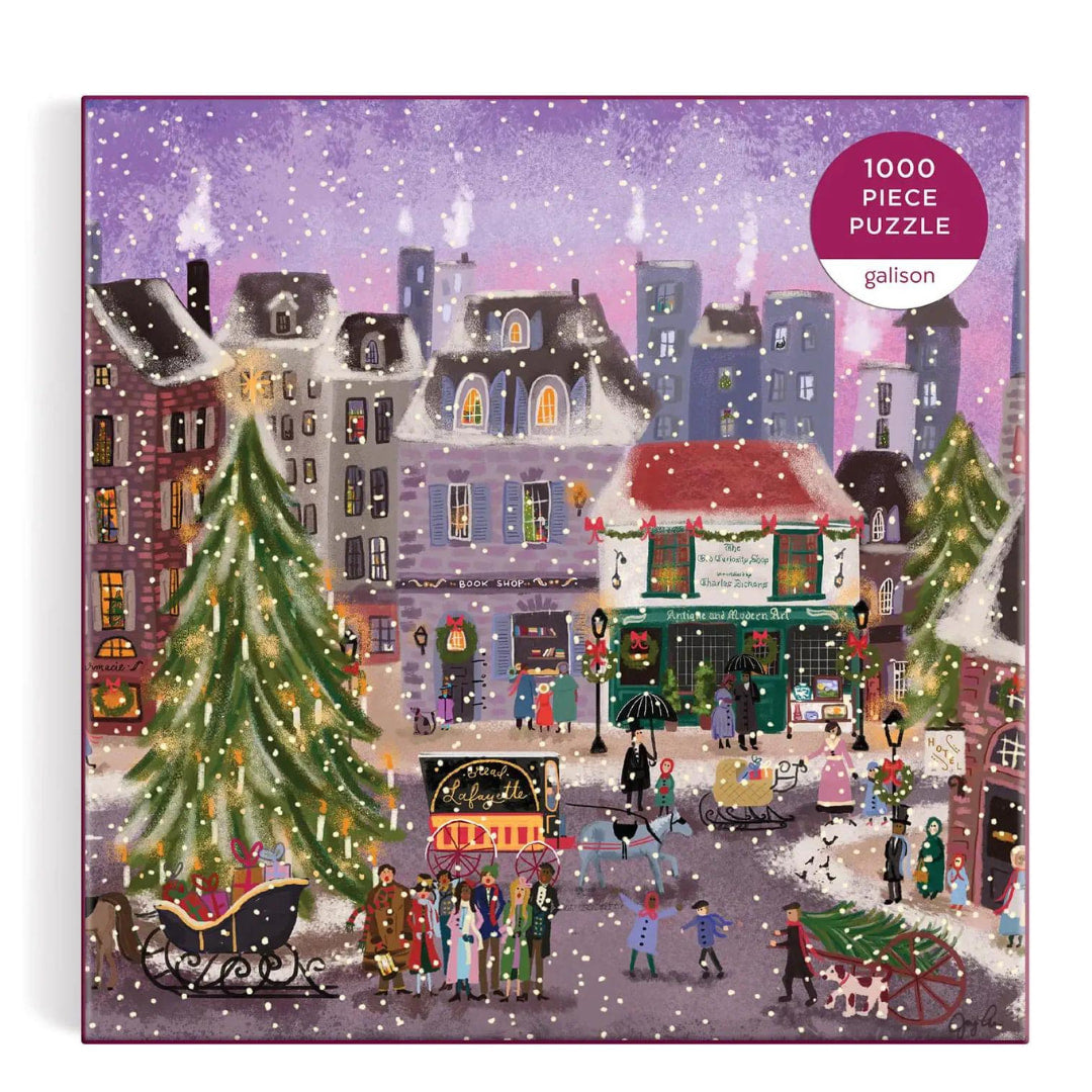 Galison - Christmas Square 1000 Piece Puzzle - The Puzzle Nerds