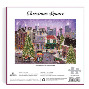Galison - Christmas Square 1000 Piece Puzzle - The Puzzle Nerds