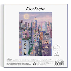 Galison - City Lights 1000 Piece Puzzle - The Puzzle Nerds