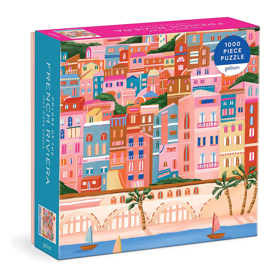 Galison - Colors Of The French Riviera 1000 Piece Puzzle - The Puzzle Nerds