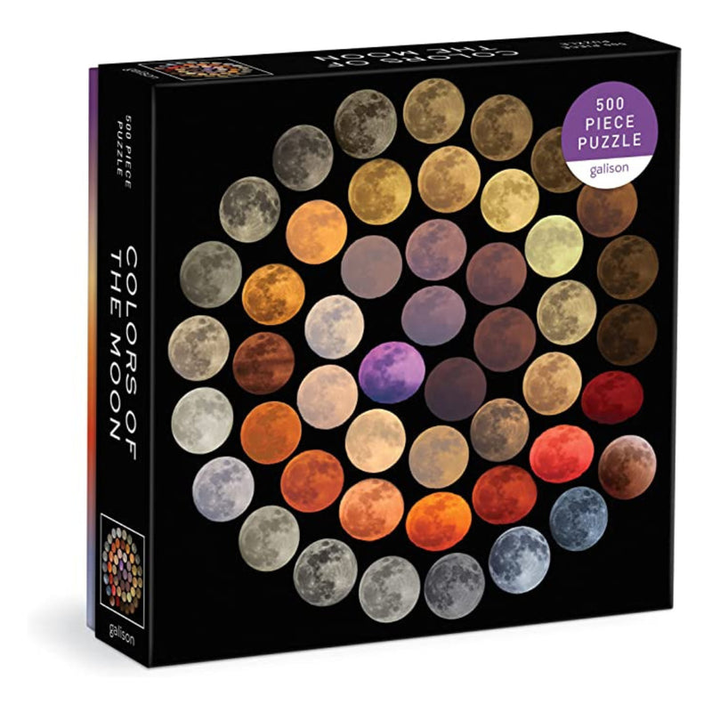 Colors Of The Moon 500 Piece Puzzle – The Puzzle Nerds
