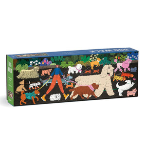 Galison - Dog Walk 1000 Piece Panoramic Puzzle - The Puzzle Nerds