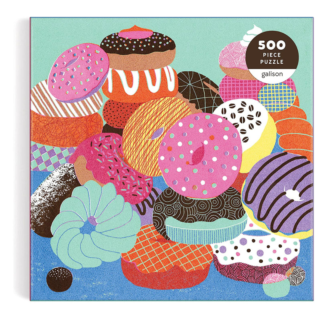 Galison - Donut Club 500 Piece Puzzle - The Puzzle Nerds