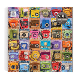 Galison - Eastern Bloc Telephones 500 Piece Puzzle - The Puzzle Nerds