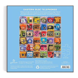 Galison - Eastern Bloc Telephones 500 Piece Puzzle - The Puzzle Nerds