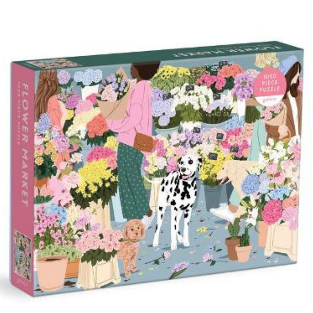 Galison - Flower Market 1000 Piece Puzzle - The Puzzle Nerds