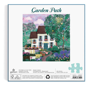Galison - Garden Path 500 Piece Puzzle - The Puzzle Nerds