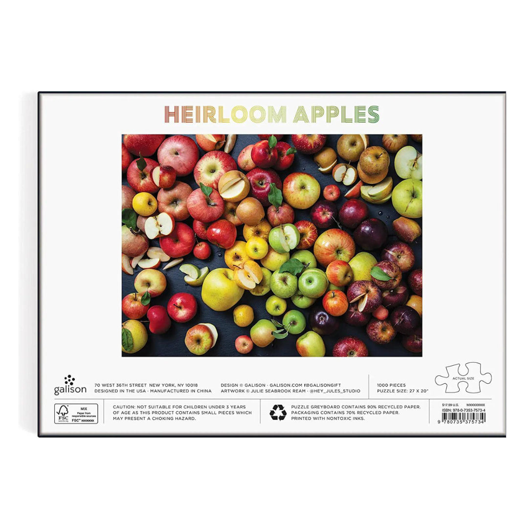 Galison - Heirloom Apples 1000 Piece Puzzle - The Puzzle Nerds