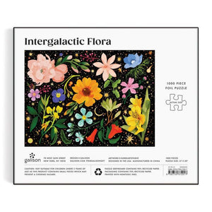 Galison - Intergalactic Flora 1000 Piece Foil Puzzle - The Puzzle Nerds