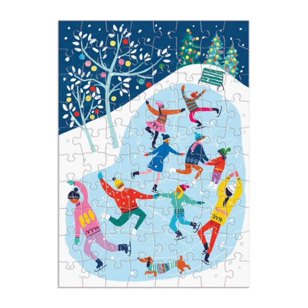 Galison 12 Days Of Christmas Advent Puzzle Calendar - 12 Mini Puzzles By Louise Cunningham