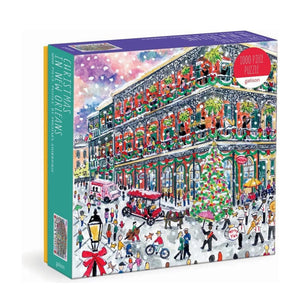 Galison - Michael Storrings Christmas In New Orleans  1000 Piece Puzzle - The Puzzle Nerds 