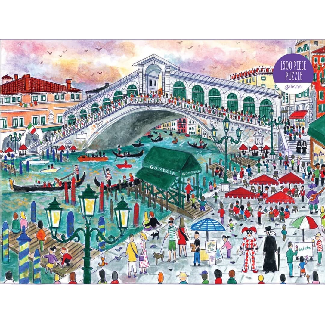 Galison - Michael Storrings Venice 1500 Piece Puzzle Info - The Puzzle Nerds