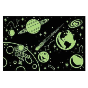 Galison - Outer Space 100 Piece Glow In The Dark Puzzle - The Puzzle Nerds