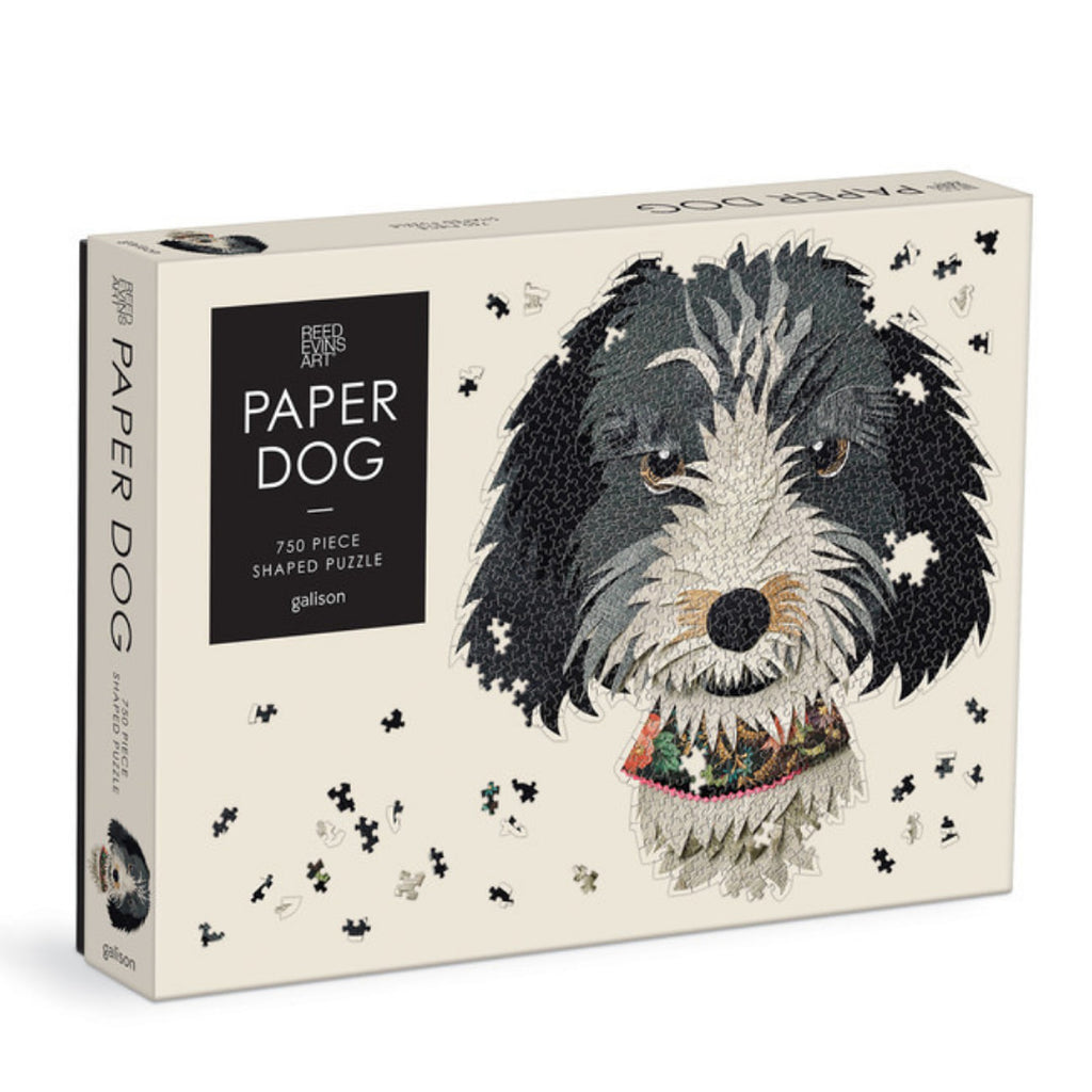Paper Dog 750 Piece Shaped Puzzle