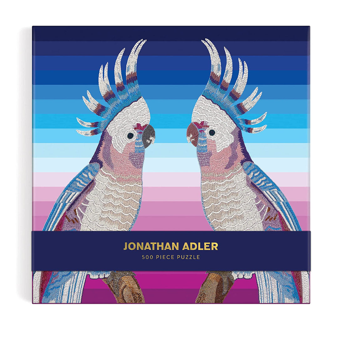Galison -  Parrots by Jonathan Adler 500 Piece Puzzle  - The Puzzle Nerds