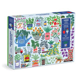 Galison -  Planter Perfection 1000 Piece Puzzle With Shaped Pieces  - The Puzzle Nerds