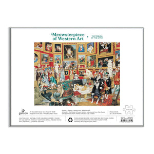 Galison - Tribuna Of The Uffizi Meowsterpiece Of Western Art 1500 Piece Puzzle - The Puzzle Nerds
