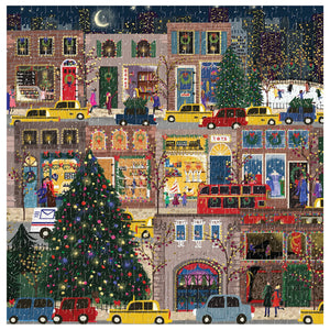 Galison -Winter Lights 500 Piece Foil Puzzle - The Puzzle Nerds