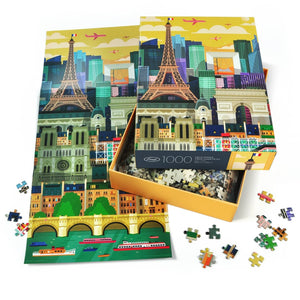 Genuine Fred - Paris 1000 Piece Puzzle - The Puzzle Nerds