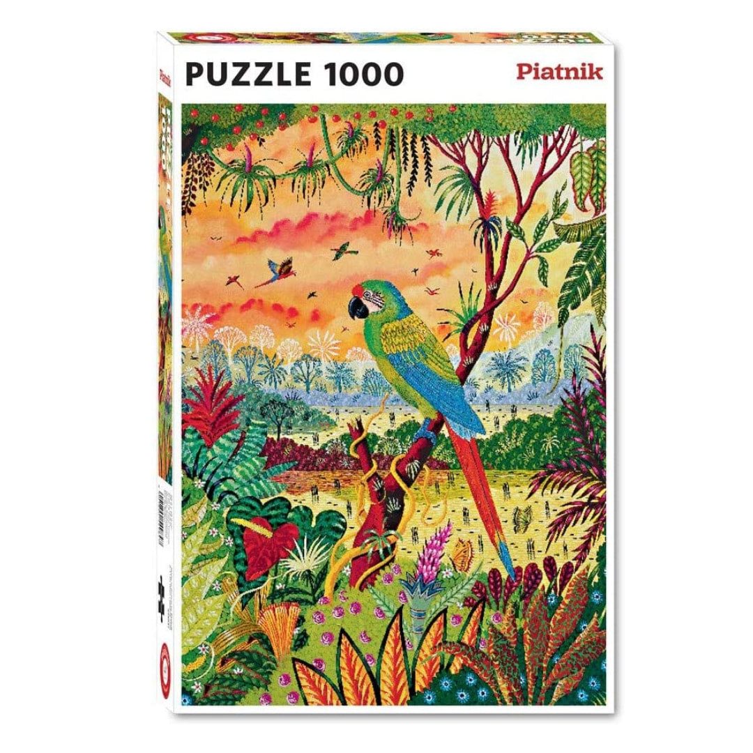 Great Green Macaw 1000 Piece Puzzle - The Puzzle Nerds